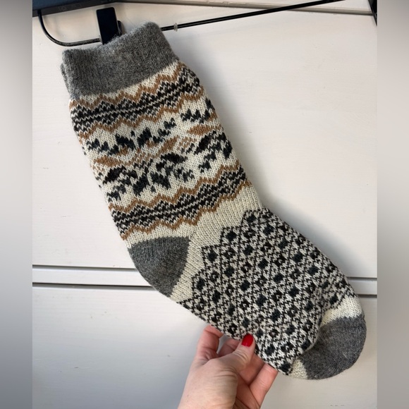 Men’s Nordic Cozy Sheep Wool Thermal Socks Size 8–9 Winter Warm  Gray NEW - Picture 13 of 16